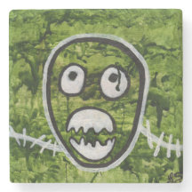 Seedy Pete Skull Odd Whimsical Monster Art Quirky