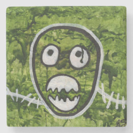 Seedy Pete Skull Odd Whimsical Monster Art Quirky Steinuntersetzer