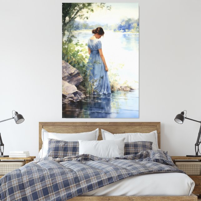 Seeeinsamkeit Leinwanddruck (Insitu (Schlafzimmer))