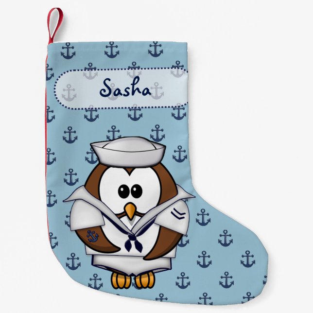 Seefahrereule Kleiner Weihnachtsstrumpf (Vorderseite)