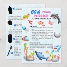 SeefahrerFun Ocean Protector Scavenger Hunt Card