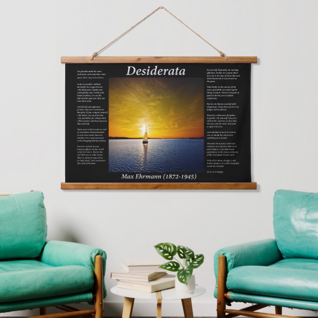 Seefahrt über das Meer Wandteppich Mit Holzrahmen (Wohnzimmer)