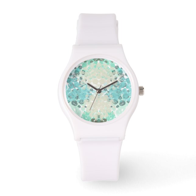Seefeld Ladys White Sport Watch Armbanduhr (Vorderseite)