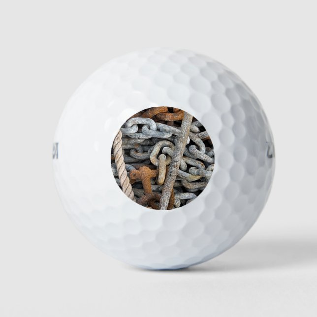 SEEFISCHKETTEN GOLFBALL (Vorderseite)