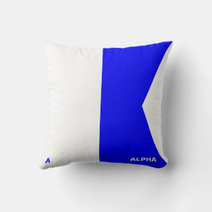 Seeflagge A — Alpha Kissen