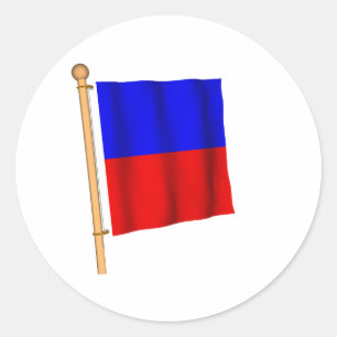 Seeflagge 'E Runder Aufkleber