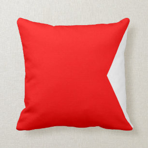 Seeflaggen-Signal-Buchstabe B Kissen