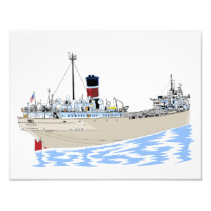 Seefrachter Alpena Fotodruck