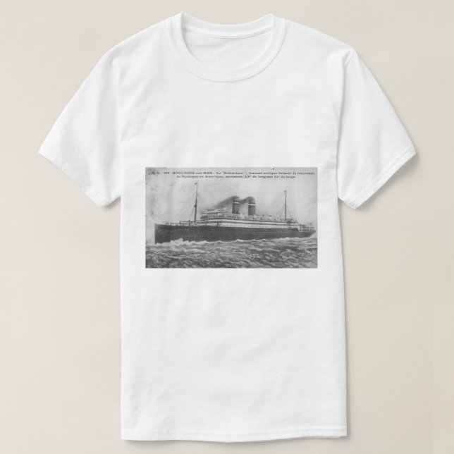 Seefrachter Rotterdam 1910 T-Shirt (Design vorne)
