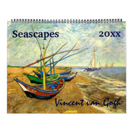 Seegebiete und Flüsse von Vincent van Gogh Kalender