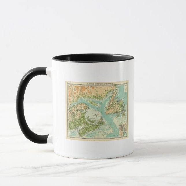 Seegebiete und Neufundland Tasse (Links)