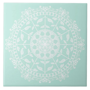 Seeglas-Mandala Fliese