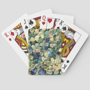 Seeglaskiesel-Spielkarten Spielkarten