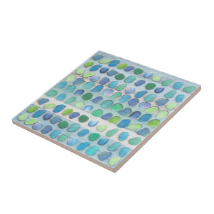 Seeglasstrand-Treibholz Fliese