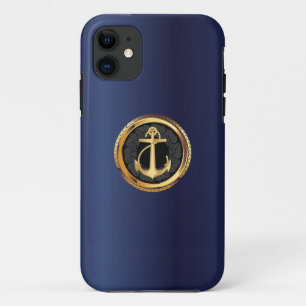 Seegoldanker-Marine-Blau iPhone 5 Fall Case-Mate iPhone Hülle