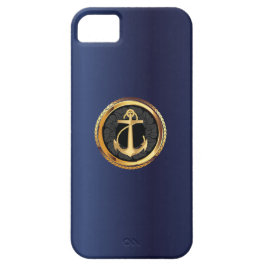 Seegoldanker-Marine-Blau iPhone 5 Fall Case-Mate iPhone Hülle