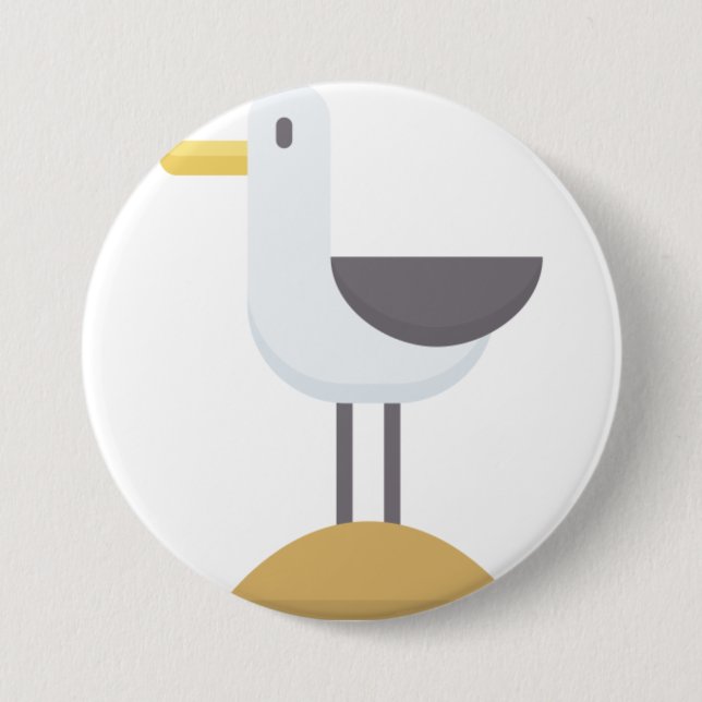 Seegras Button (Vorderseite)
