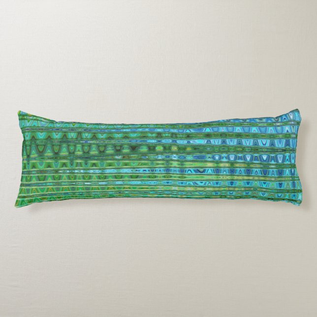 Seegras-Grad ein Baumwollkörper-Kissen Seitenschläferkissen (Vorderseite)