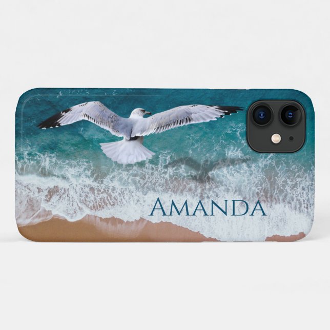 Seegras über der Meeresküste Case-Mate iPhone Hülle (Rückseite (Horizontal))