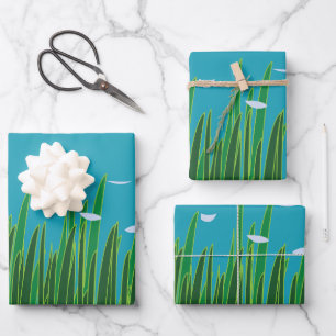 Seegraswiesen-Unterwasserwelt Geschenkpapier Set