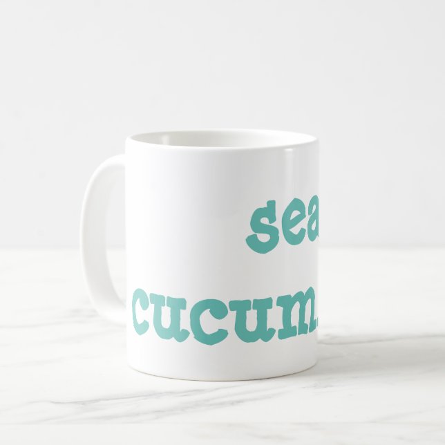 Seegurken Kaffeetasse (Vorderseite Links)
