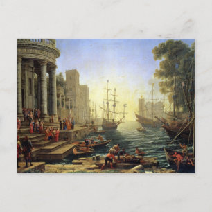 Seehafen an der Einschiffung von St. Ursula Postkarte