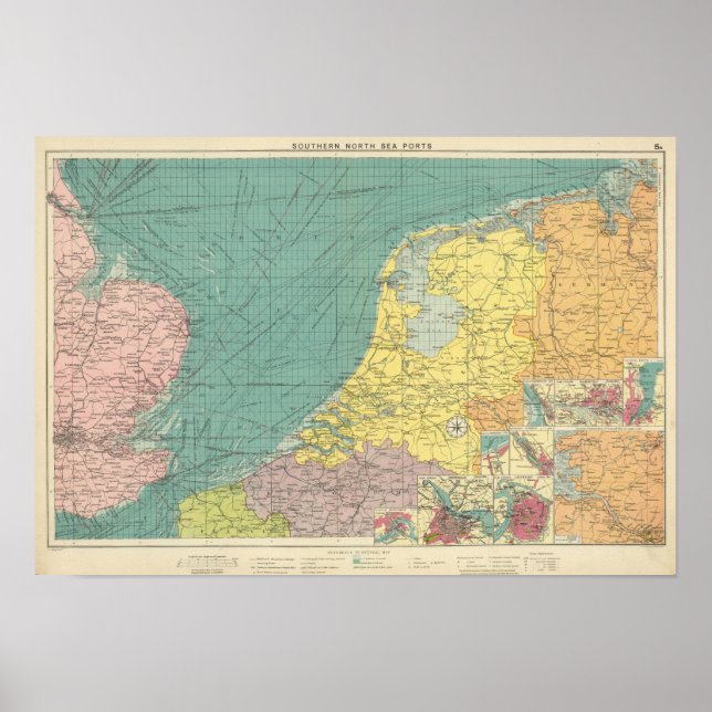 Seehäfen Englands Poster (Vorne)