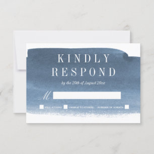 Seehafen Fog Wedding UAWG RSVP Karte