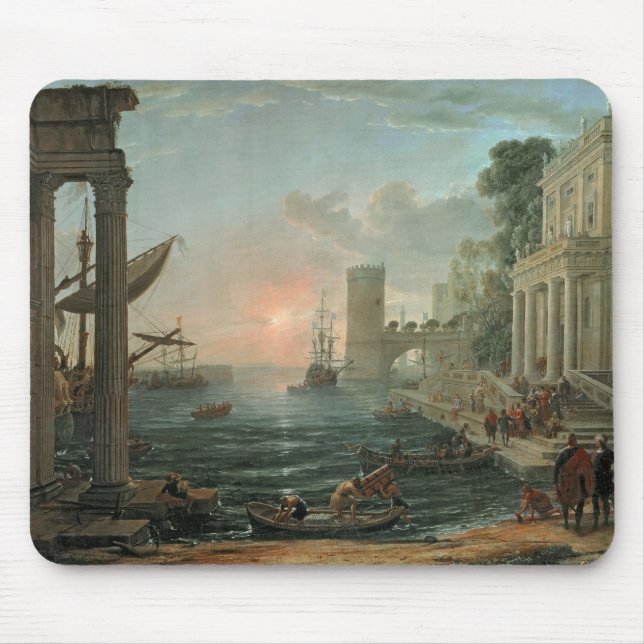 Seehafen mit der Einschiffung Mousepad (Vorne)