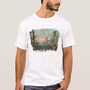 Seehafen mit der Einschiffung T-Shirt