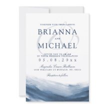 Seehafen Morning Wedding Einladung