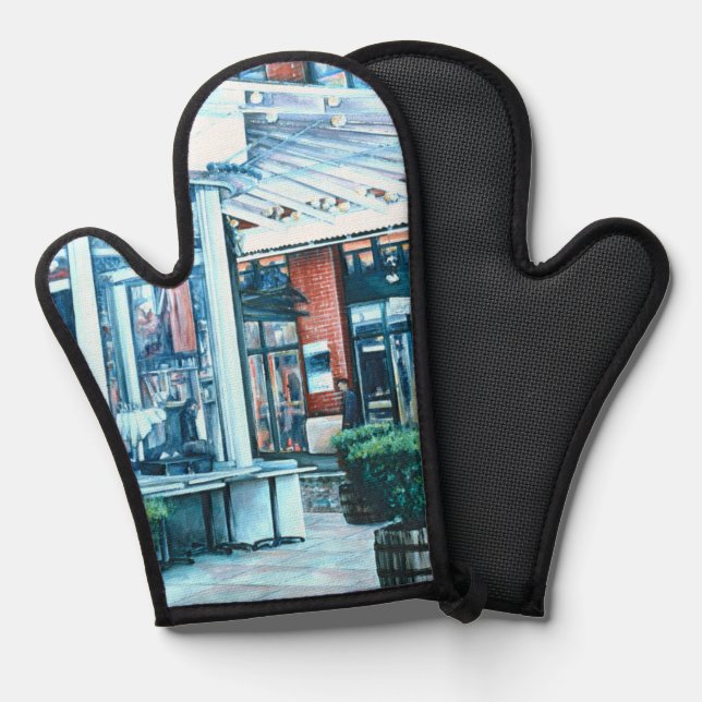Seehafenausflüge Ofenhandschuh (Vorderseite/Rückseite)
