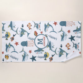 Seehai-Tanzmonographie Strandtuch