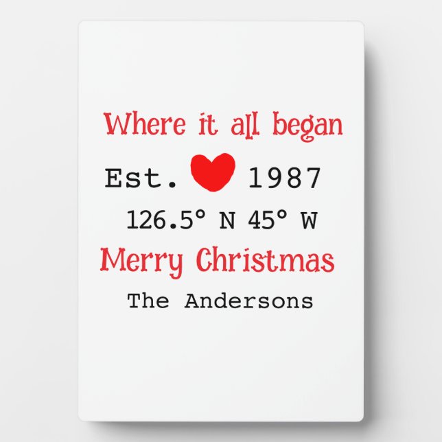 Seehaus wird gemietet. Datum Jahr benutzerdefinier Fotoplatte (Vorderseite)