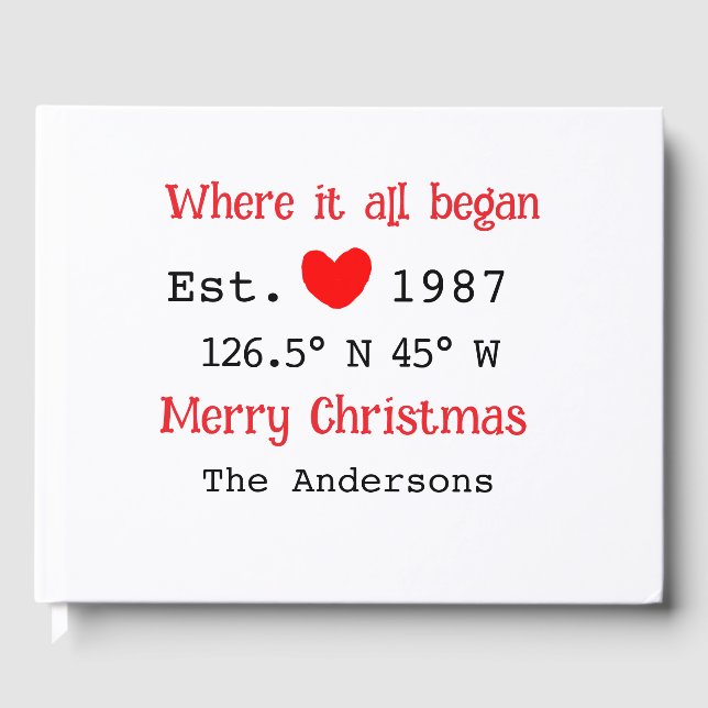 Seehaus wird gemietet. Datum Jahr benutzerdefinier Gästebuch (Vorderseite)