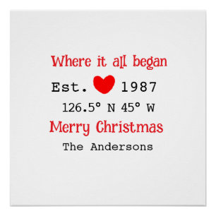 Seehaus wird gemietet. Datum Jahr benutzerdefinier Poster