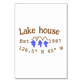 Seehaus wird gemietet. Datum Jahr benutzerdefinier Tischnummer