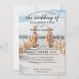 Seehochzeit-Einladungen Einladung