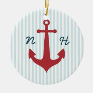 Seehochzeitsandenkenverzierung Keramik Ornament