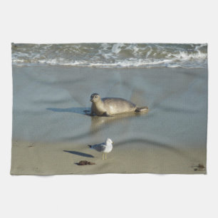 Seehund in La Jolla Kalifornien Geschirrtuch