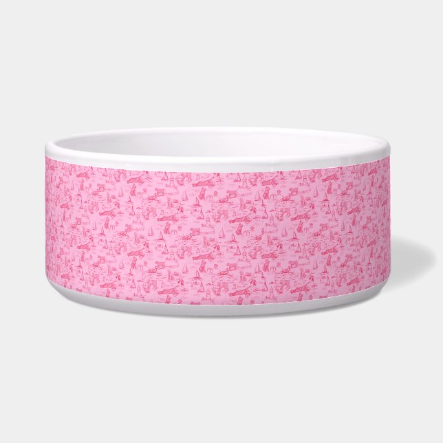 Seehund Toile Pink  Napf (Vorderseite)