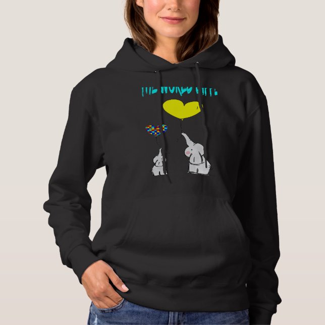 Seeing The World Differently Autism Hoodie (Vorderseite)