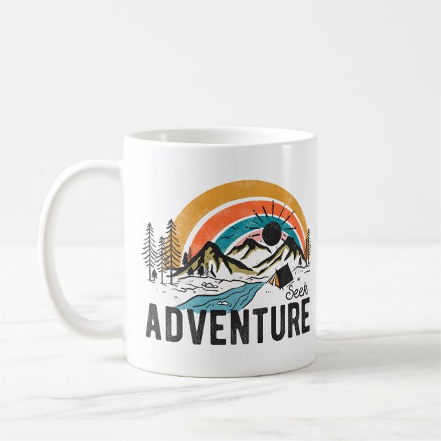 Seek Adventure Mountain Camping Kaffeetasse (Links)