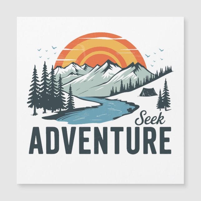 Seek Adventure - Nature Adventure Magnetkarte (Vorderseite)