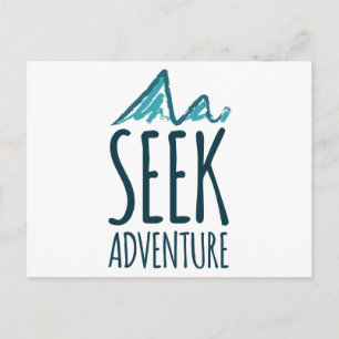 Seek Adventure Postkarte