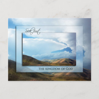 Seek First, das Königreich Gottes Postkarte