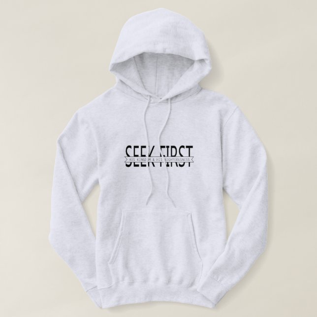Seek First T - Shirt (Design vorne)