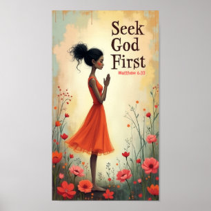 Seek God First Poster