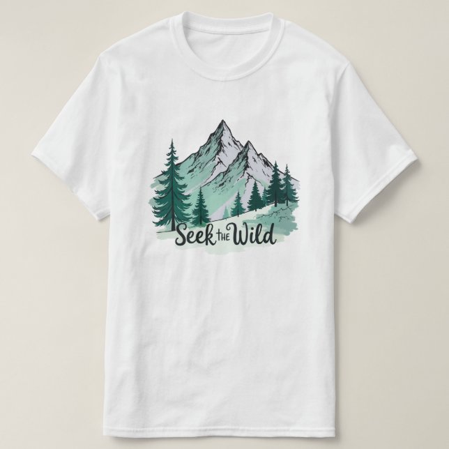 Seek the Wild" Vintage T-Shirt | (Design vorne)