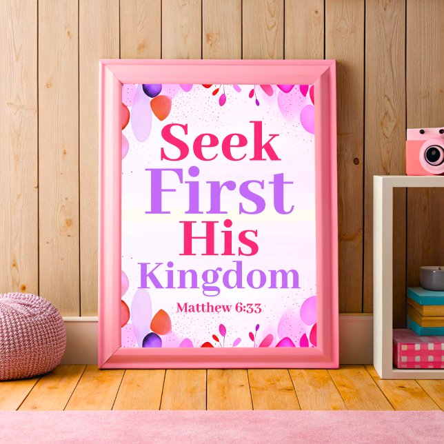 Seek zuerst sein Königreich Boho Christlich Teen G Poster (Von Creator hochgeladen)